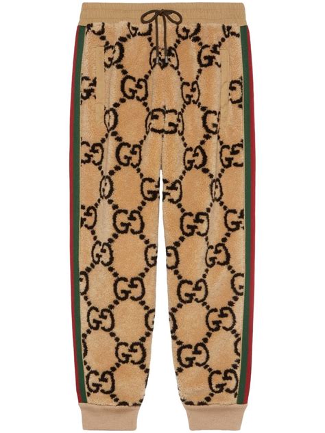 vintage gucci monogram pants|farfetch gucci for women.